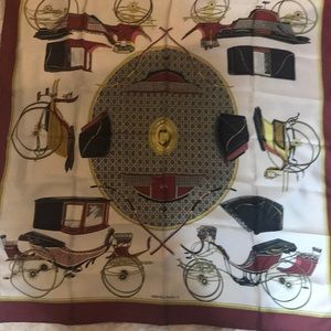 Hermès Silk Scarf Les Voitures a Transformation